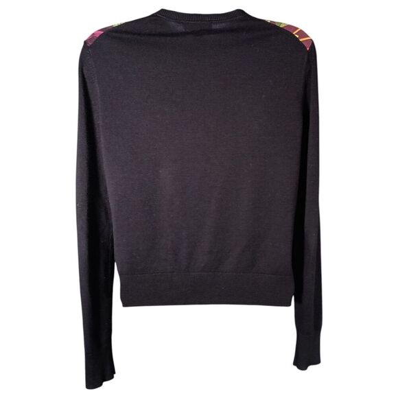 Ted Baker Sweater 2 - 4 Womens Multicolor Teeah Long Sleeve Crew Neck Cardigan - Picture 2 of 6